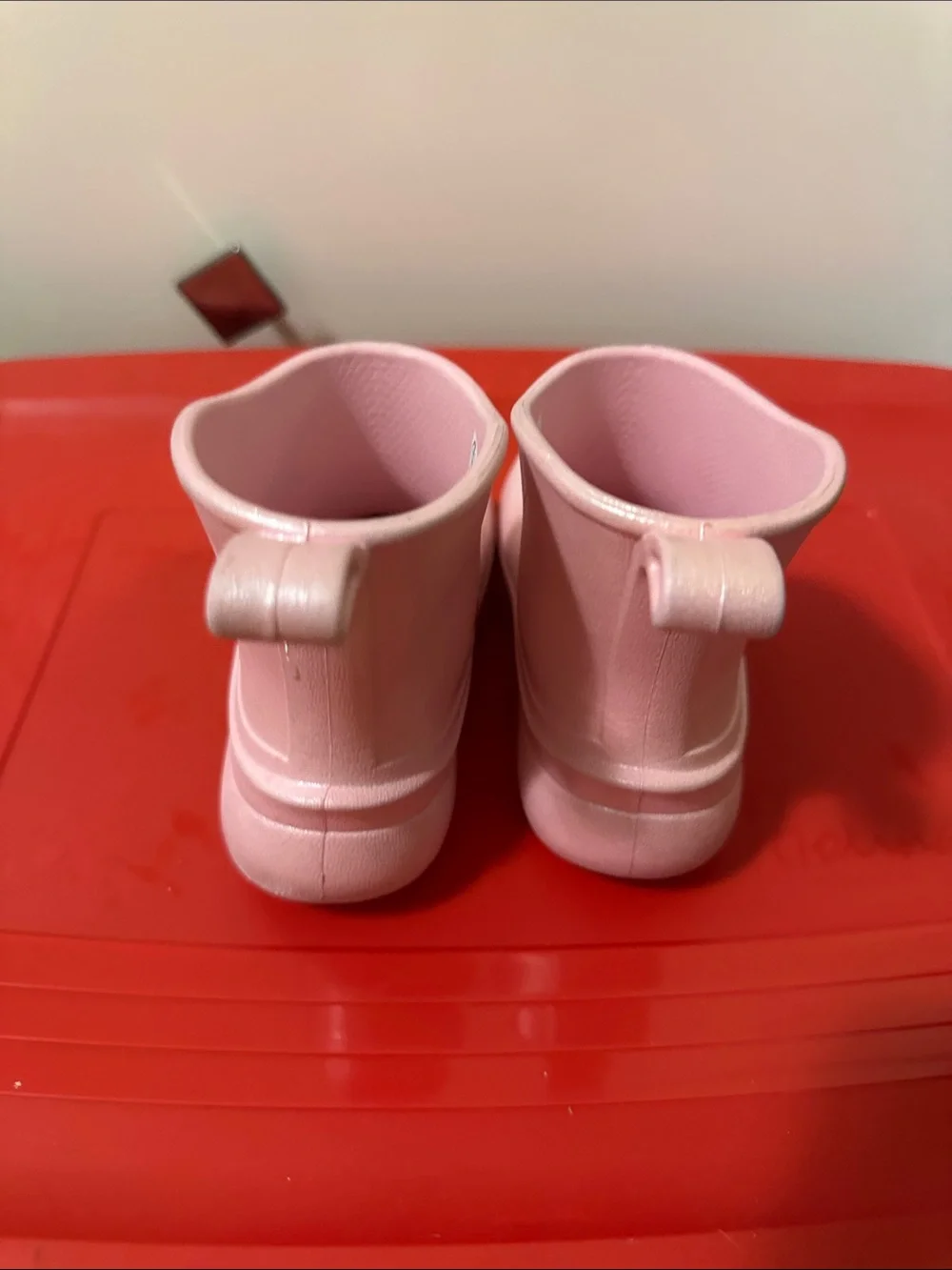 Kids Pink Waterproof Rain Boots